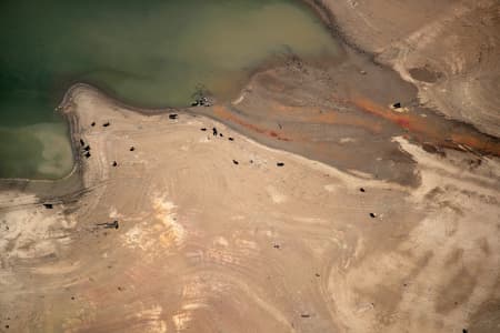 Aerial Image of BURRENDONG DAM.