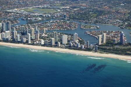 Aerial Image of SURFERS PARADISE.