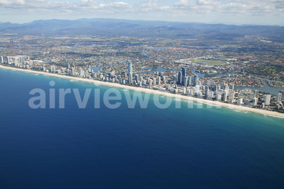 Aerial Image of Surfers Paradise to Hinterland