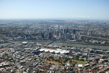 Aerial Image of SOUTH BRISBANE LOOKING NORTH EAST.