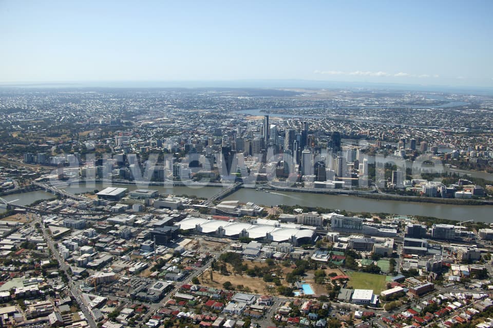 Aerial Image of South Brisbane Looking North East