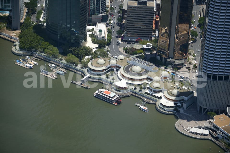 Aerial Image of Eagle Street Pier, Brisbane CBD
