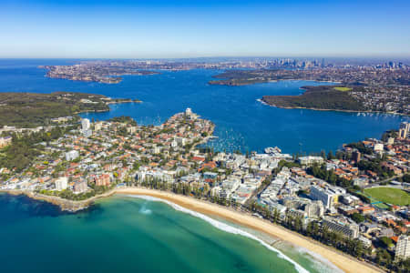 Aerial Image of MANLY BEACH