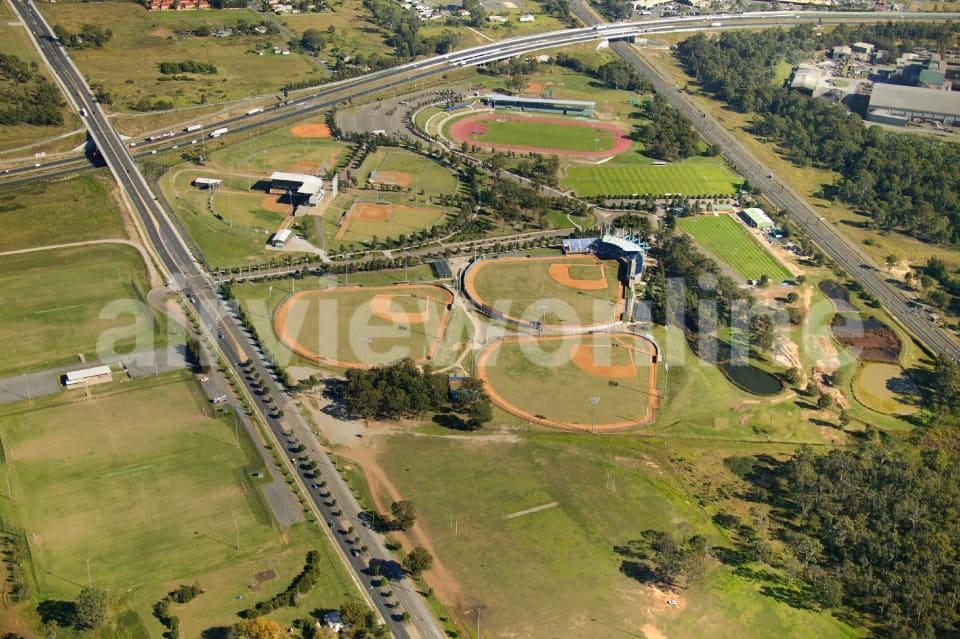 Aerial Image of Blacktown Olympic Park Sydney in Rooty Hill