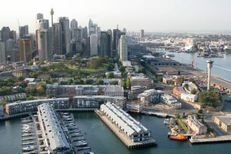 Aerial Image of DAWES POINT TO SYDNEY CBD.