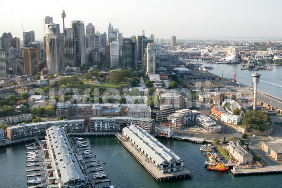 Aerial Image of Dawes Point to Sydney CBD