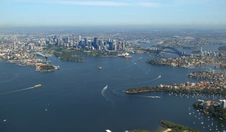 Aerial Image of SYDNEY HARBOUR.