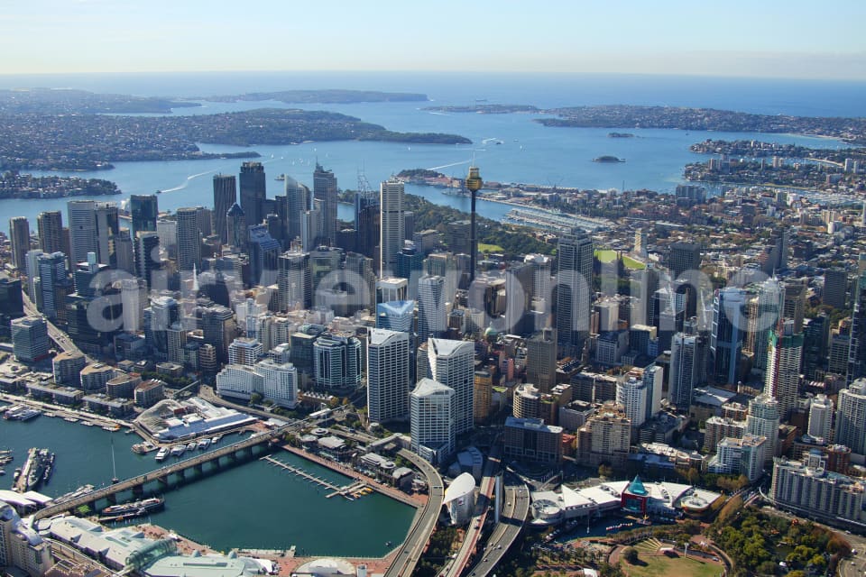 Aerial Image of Sydney to the Heads