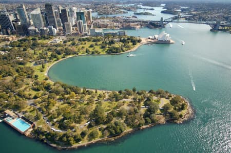 Aerial Image of ROYAL BOTANIC GARDENS