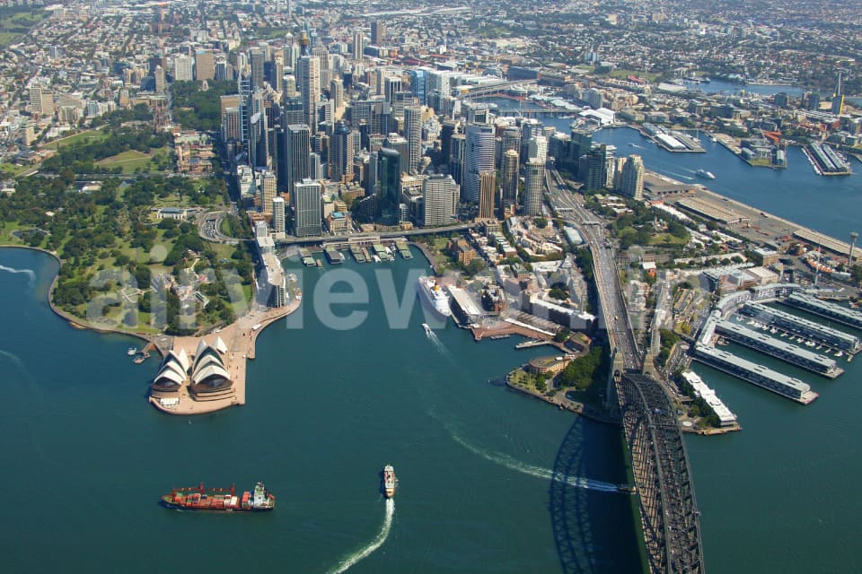 Aerial Image of Sydney city centre