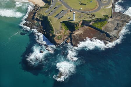 Aerial Image of FLAGSTAFF POINT IN WOLLONGONG.