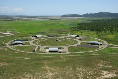 Aerial Image of AIRCRAFT HANGERS AT TOWNSVILLE INTERNATIONAL AIRPORT