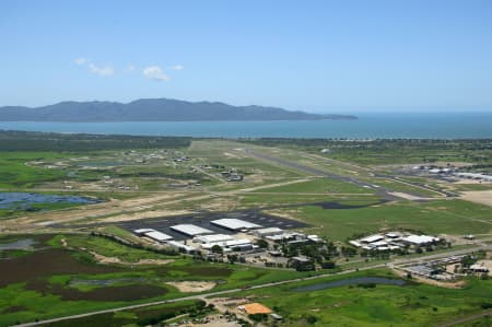 Aerial Image of TOWNSVILLE INTERNATIONAL AIRPORT.