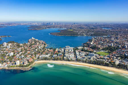 Aerial Image of MANLY BEACH