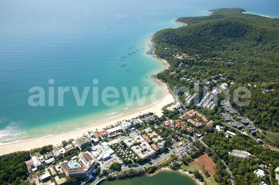 Aerial Image of Noosa Heads and Noosa National Park