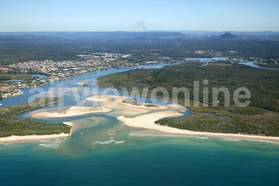 Aerial Image of Noosa Inlet Noosa Heads QLD