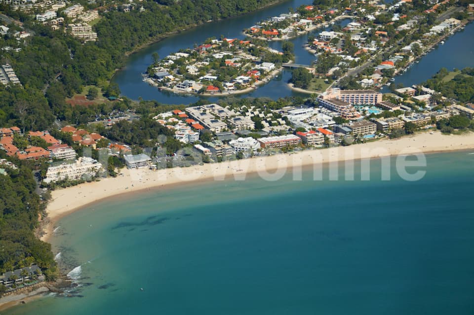Aerial Image of Noosa Beach and Noosa Heads