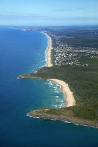 Aerial Image of ALEXANDRIA BAY AND SUNSHINE BEACH IN NOOSA