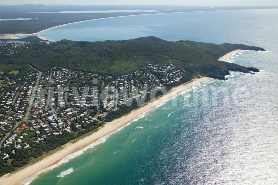 Aerial Image of Sunshine Beach in Noosa, QLD