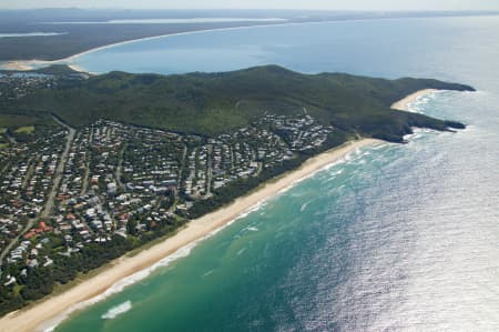 Aerial Image of SUNSHINE BEACH IN NOOSA, QLD