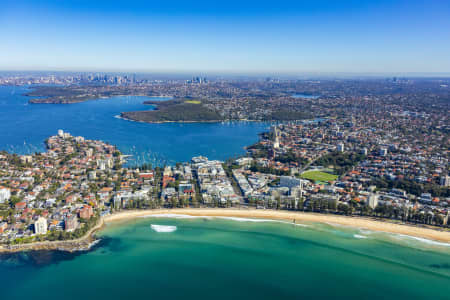 Aerial Image of MANLY BEACH