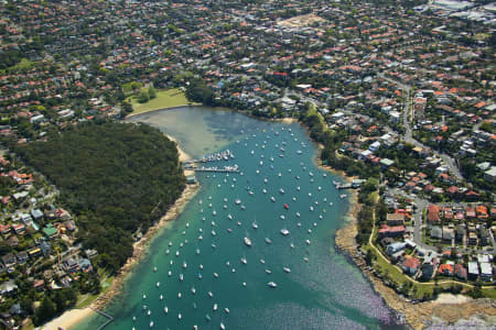 Aerial Image of NORTH HARBOUR, BALGOWLAH AND FAIRLIGHT.