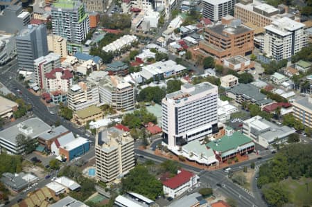 Aerial Image of LEICHHARDT STREET AND WICKHAM TERRACE IN BRISBANE CBD.