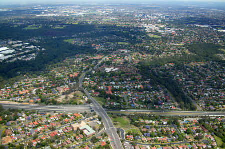 Aerial Image of BAULKHAM HILLS.