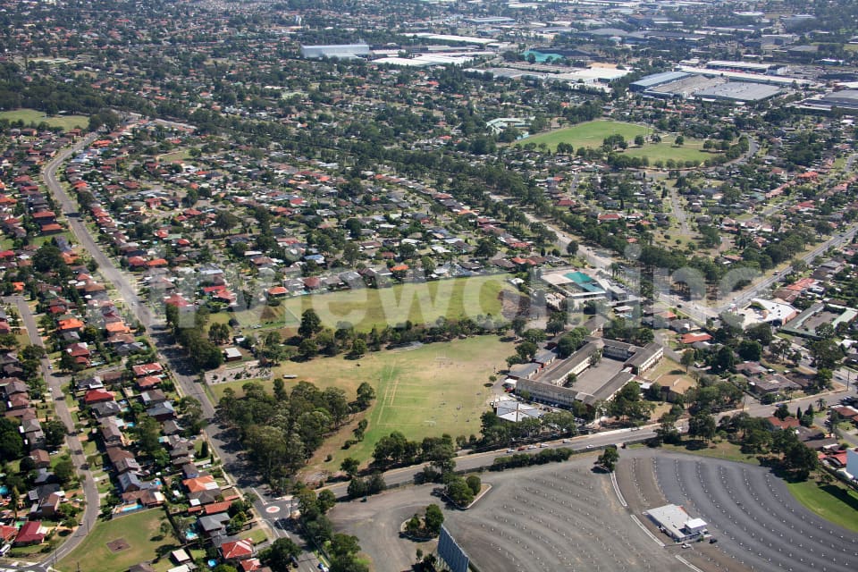 Aerial Image of Bass Hill and Villawood