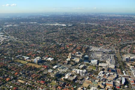 Aerial Image of BANKSTOWN TO SYDNEY\'S CBD.