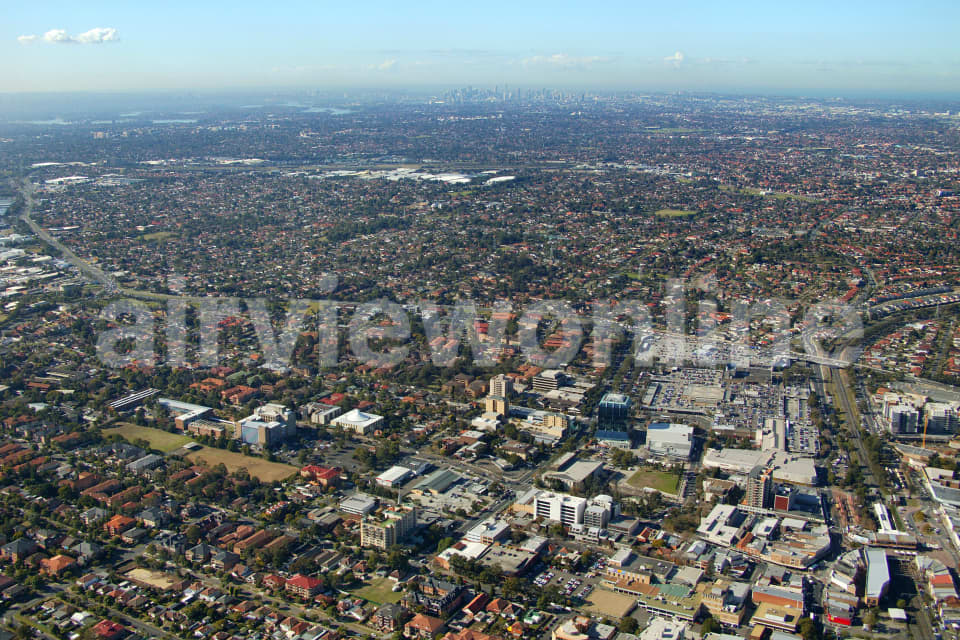 Aerial Image of Bankstown to Sydney\'s CBD