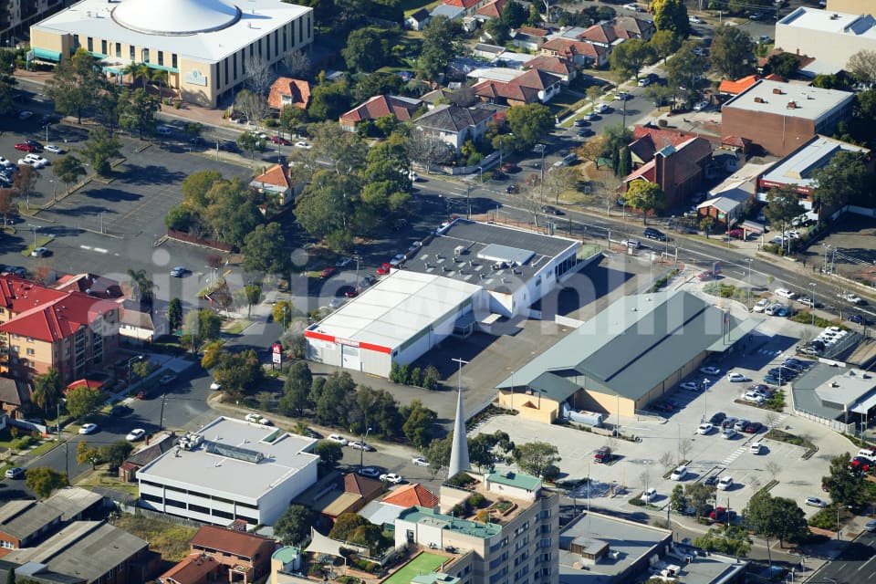 Aerial Image of Chapel Street in Bankstown