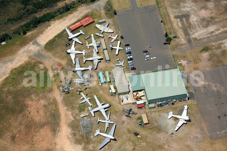 Aerial Image of Aircraft and Hanger at Bankstown Airport