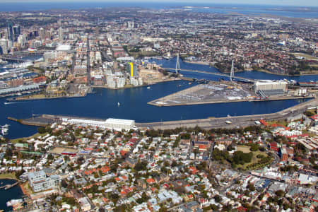 Aerial Image of BALMAIN LOOKING SOUTH EAST.