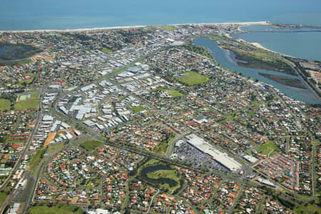 Aerial Image of EAST BUNBURY AND BUNBURY.