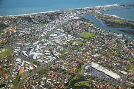 Aerial Image of EAST BUNBURY AND BUNBURY.