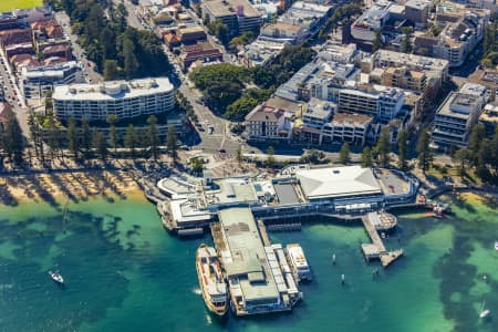 Aerial Image of MANLY WHARF
