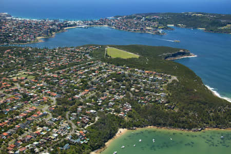 Aerial Image of BALGOWLAH HEIGHTS TO MANLY.