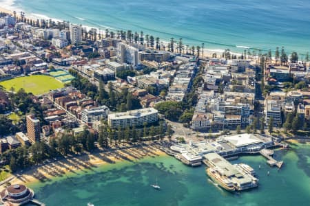 Aerial Image of MANLY WHARF