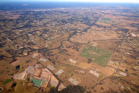 Aerial Image of BADGERYS CREEK LOOKING SOUTH EAST.