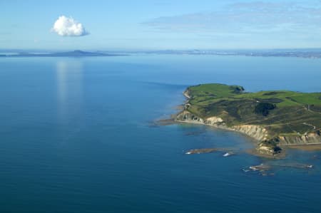 Aerial Image of WHANGAPARAO PENINSULA TO RANGITOTO ISLAND.
