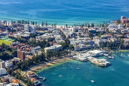 Aerial Image of MANLY WHARF