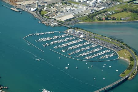 Aerial Image of TAURANGA HARBOUR BRIDGE.