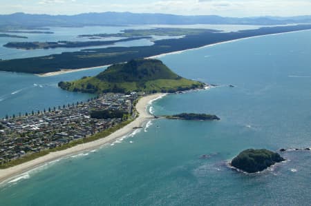 Aerial Image of MOUNT MAUNGANUI.