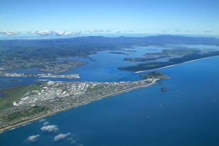 Aerial Image of TAURANGA AND MOUNT MAUNGANUI.