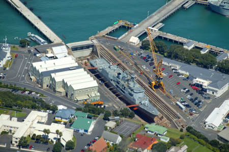 Aerial Image of DEVONPORT NAVAL BASE.