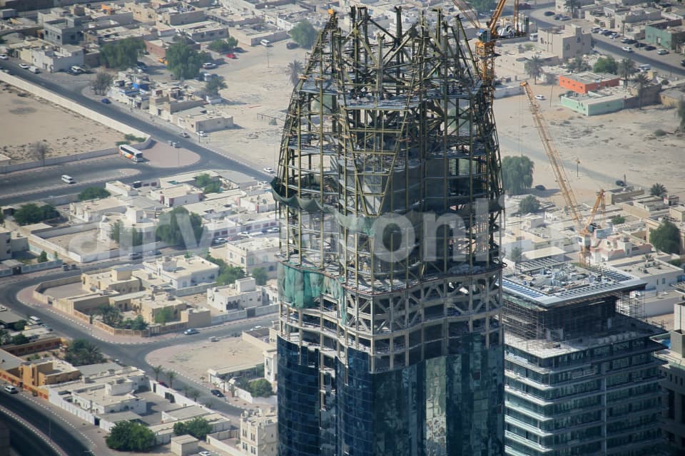 Aerial Image of Dubai Scaffolding