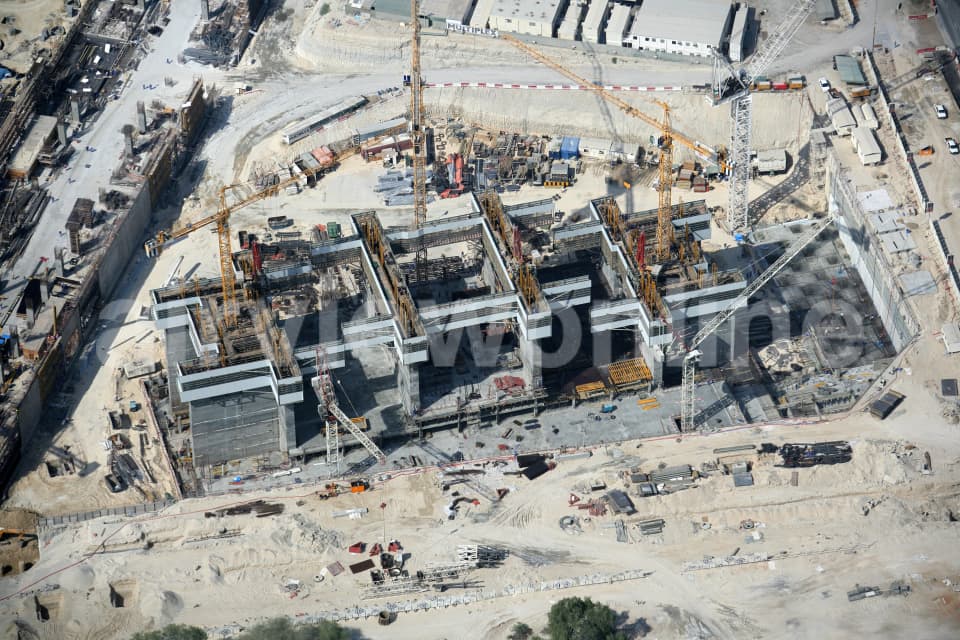 Aerial Image of Construction Dubai