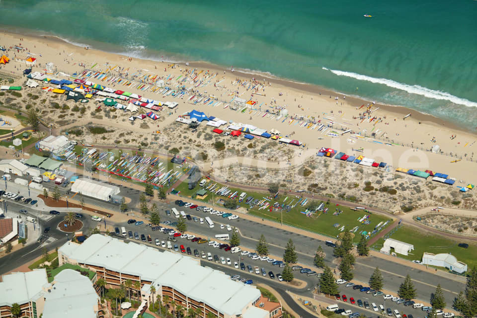 Aerial Image of 2007 Australian Masters Surf Lifesaving Championships, Perth