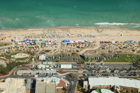 Aerial Image of 2007 AUSTRALIAN MASTERS SURF LIFESAVING CHAMPIONSHIPS, PERTH.